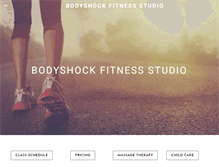 Tablet Screenshot of body-shock-fitness.com